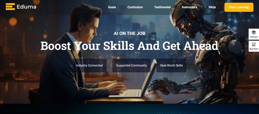 Eduma Offline and Online Course Landing Pages Are Here! 6 eduma landing page for online course