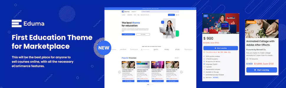Infinite Scroll and Load More: First-Time Appearance in Eduma & Coaching 7 Eduma Marketplace Demo: First Education Theme for Marketplace