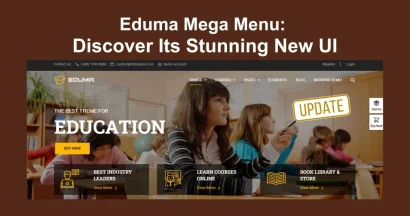 NEW UPDATE: The Stunning New UI of the Eduma Mega Menu 18 Eduma Mega Menu Update