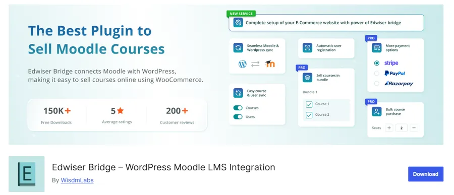 Best Free LMS WordPress Plugins 8 Edwiser Bridge
