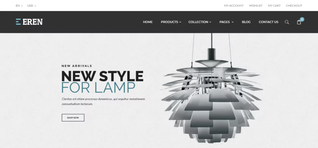 Top 10 Magento Themes for eCommerce Success 18 Eren - Magento 2 Responsive Fashion Theme