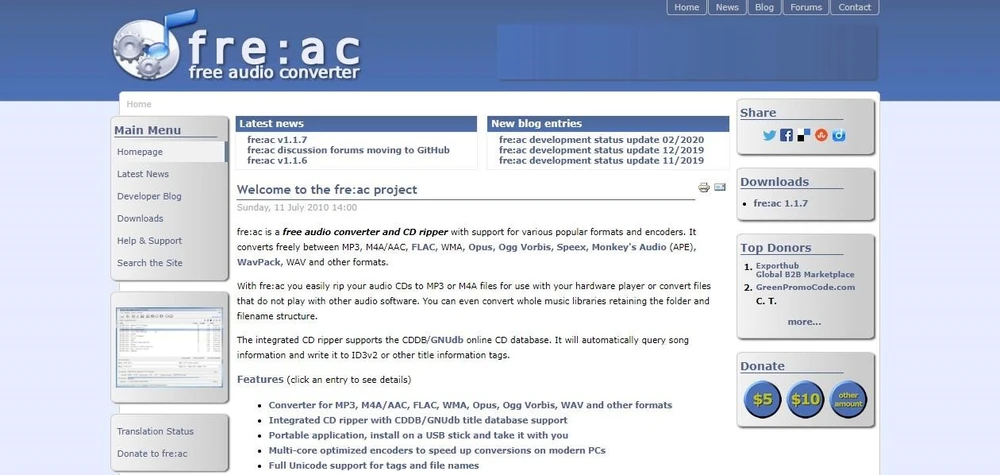 10+ Best Free MP3 Converters 22 Fre:ac