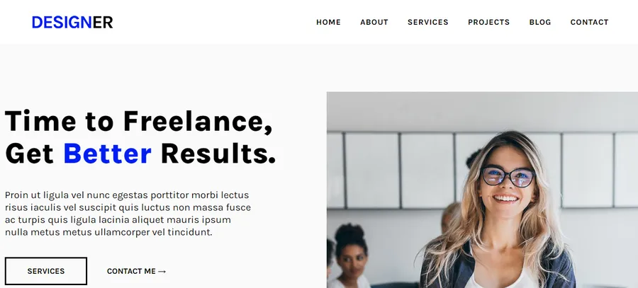12+ Best Freelancer WordPress Themes 15 OceanWP