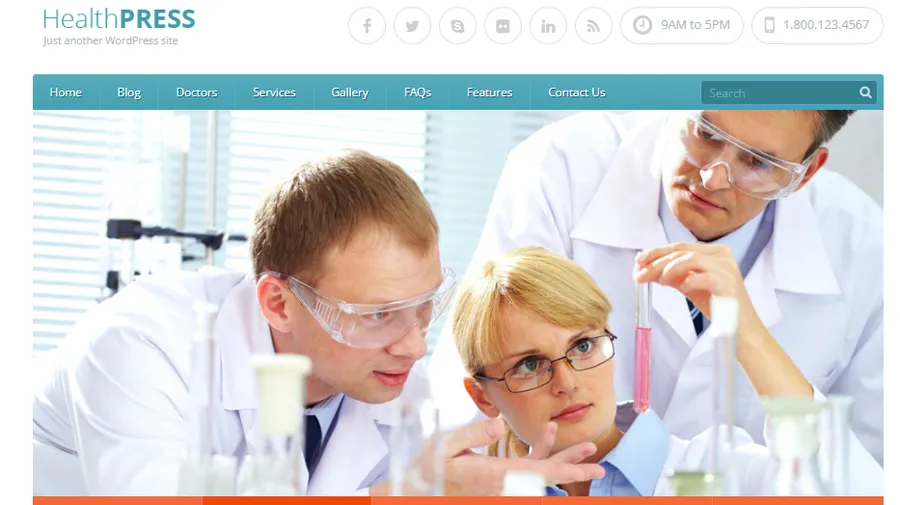 9 Best Health and Medical WordPress Themes 14 HealthPress