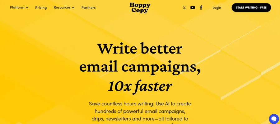 10+ Best Free AI Newsletter Generators 13 HoppyCopy AI Email Newsletter Generator