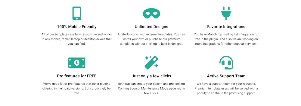 Best WordPress Plugins to Create Coming Soon Page 11 IgniteUp - Maintenance Mode Plugin