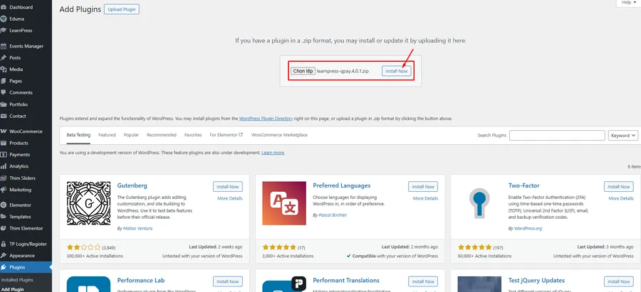 How To Use QPay in Eduma: A Complete Guide 8 Install Qpay