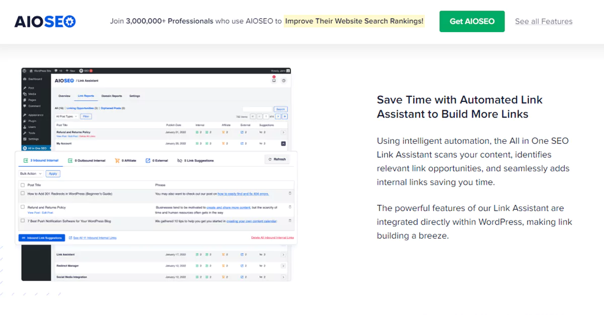 The Best 10 Internal Link Building Plugins for SEO 20 Internal Link Building Plugins: All In One SEO