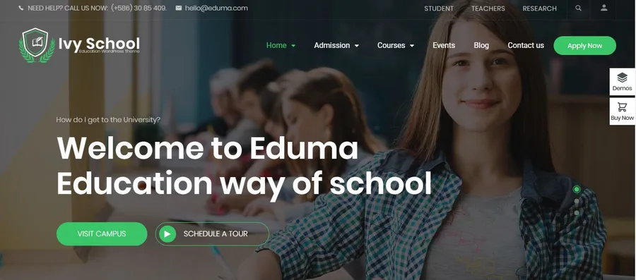 Elevate Your Courses: Top 8 WordPress Themes for LearnPress 11 IvyPrep Best Premium Education WordPress Theme