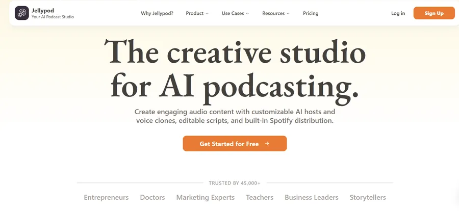 6+ Best AI Podcast Generators 10 Jellypod AI Podcast Generator