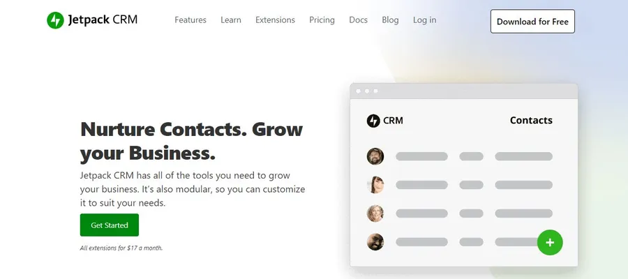 10+ Best WordPress CRM Plugins (Free & Paid) 9 JetpackCRM