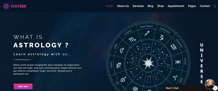 10+ Best AI WordPress Themes: Power Your Website with Intelligence 15 Jyotish - Horoscope and Astrology WordPress Theme With AI Content Generator