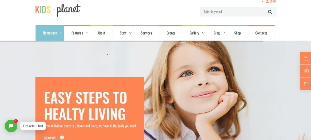 10+ Best Choices of Online Education WordPress Theme 20 Kids Planets