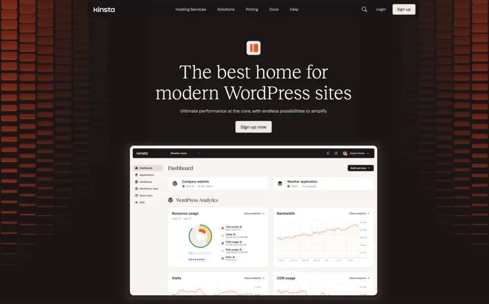 Best Hosting Company for WordPress: 13 Top Picks 18 Kinsta Homepage