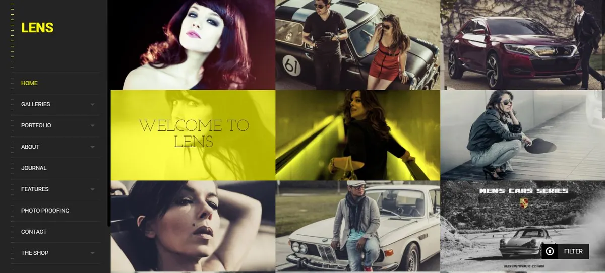 9+ Best WordPress Photography Themes 17 Lens