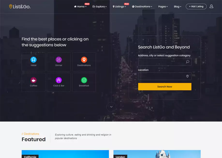 TOP +30 Best WordPress Portfolio Themes 34 ListGo - Directory WordPress Theme