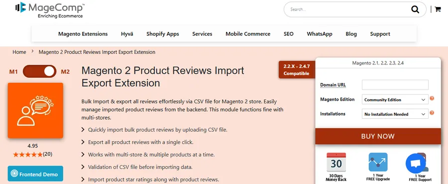 How to Import & Export Product Reviews in Magento 2 12 MageComp Magento 2 Product Reviews Import Export Extension