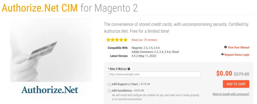 8+ Must-Have Magento 2 Extensions for Success 26 Authorize.Net CIM for Magento 2