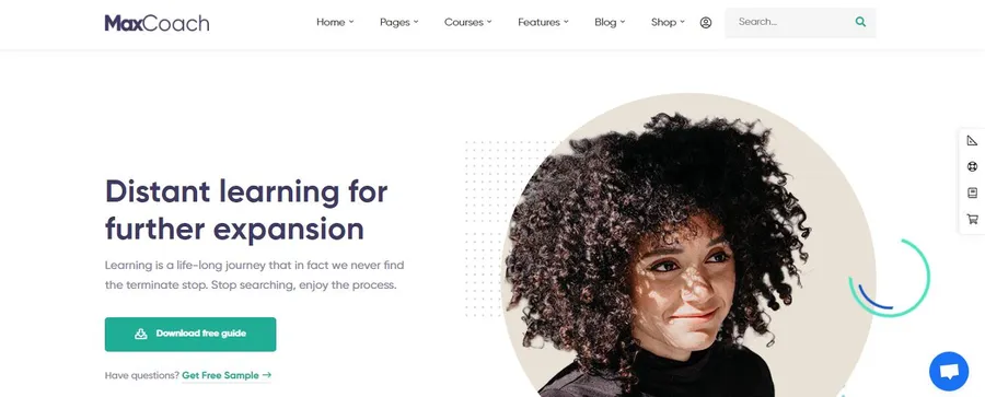 MaxCoach Online Courses, Personal Coaching & Education WP Theme