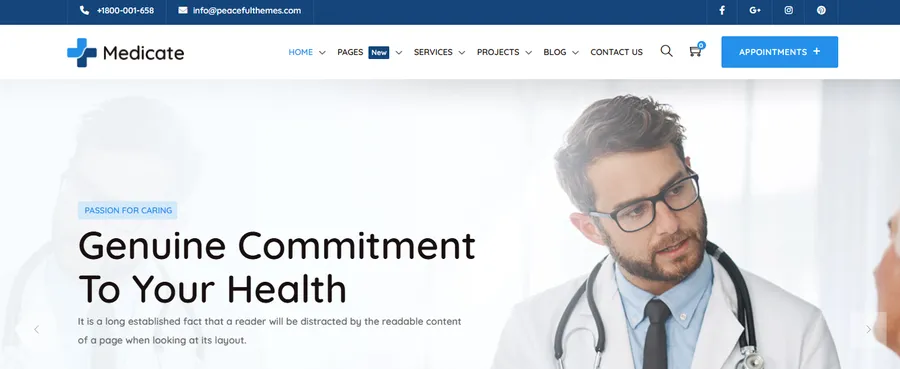 9 Best Health and Medical WordPress Themes 15 Medicate