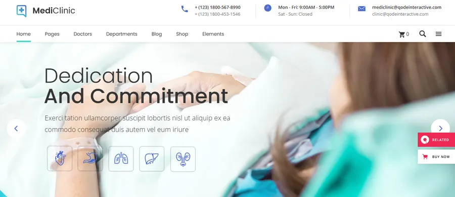 9 Best Health and Medical WordPress Themes 17 MediClinic