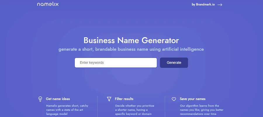 Top 8+ Shopify Business Name Generators 10 Namelix