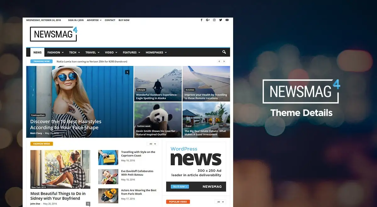 9+ Best Magazine WordPress Theme 17 Newsmag