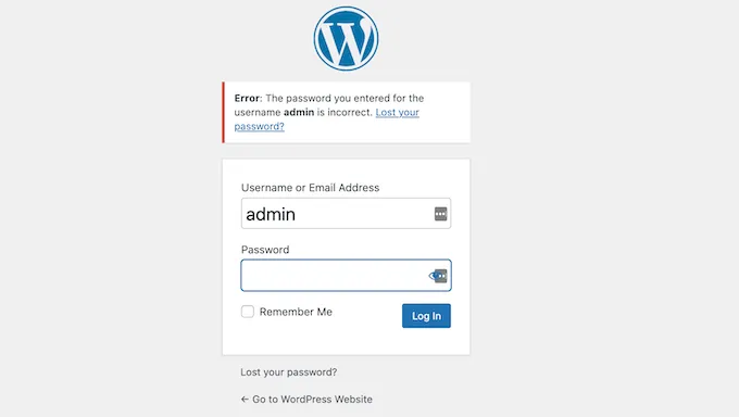 Locked Out of WordPress Admin
