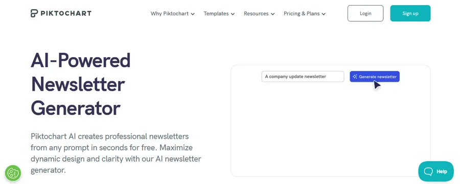 10+ Best Free AI Newsletter Generators 17 Piktochart