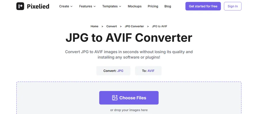 8+ Best Free JPG to AVIF Converter 12 Pixelied