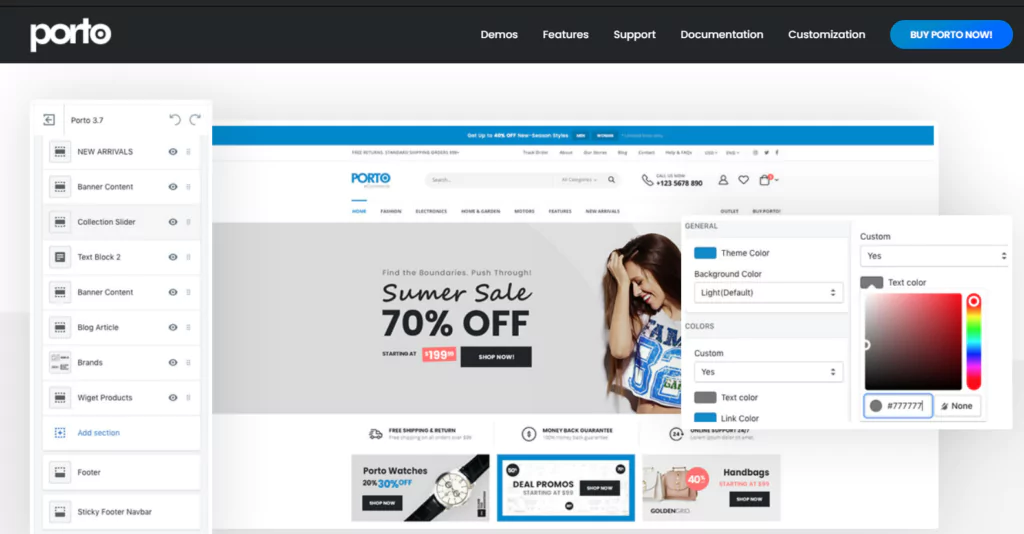 10+ Best eCommerce Website Templates 18 Porto – Ultimate Responsive Magento Theme