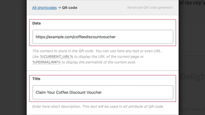 How to Generate A QR Code in WordPress 13 QR Codes Details