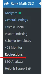 How to Detect & Redirect 404 page in WordPress 19 Rank Math Redirections