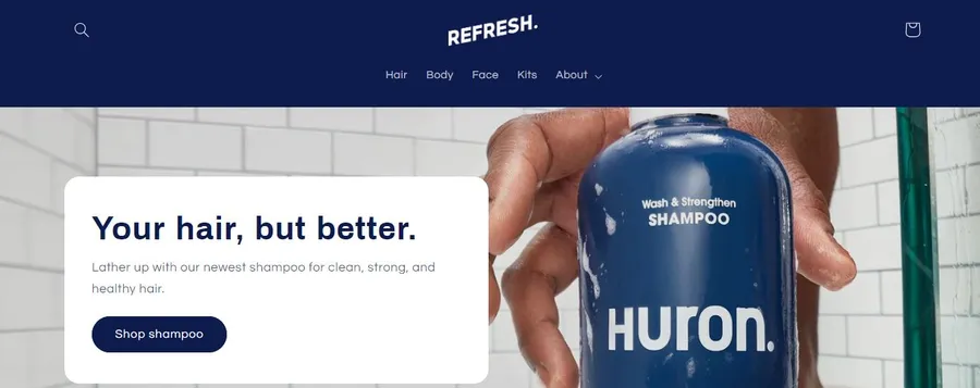 TOP 20 Best Free Shopify Themes for Online Store 33 Refresh Free Shopify Theme