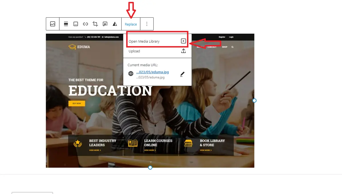 Image Alt Text: What You Need to Know 16 Replace and Open Media Library