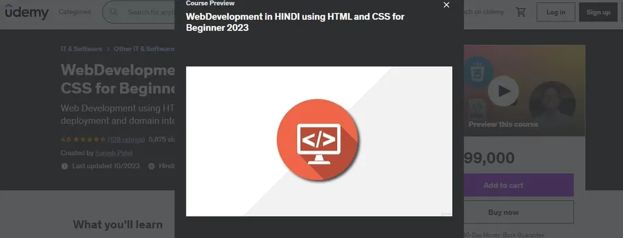 10+ Best Free and Paid Web Development Courses in Hindi 16 Responsive Web Development Using HTML5 CSS3