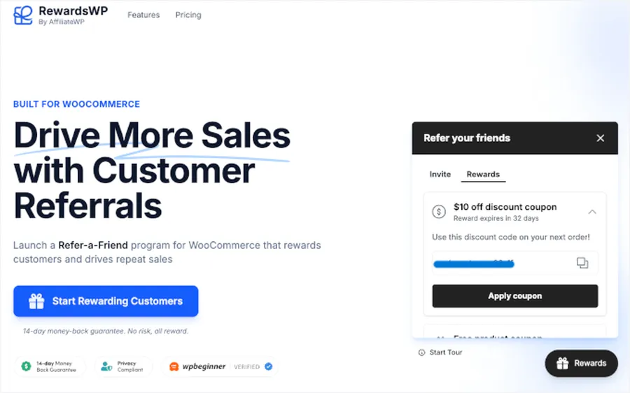 7 Proven WooCommerce Points and Rewards Plugin That Actually Work 8 RewardsWP plugin