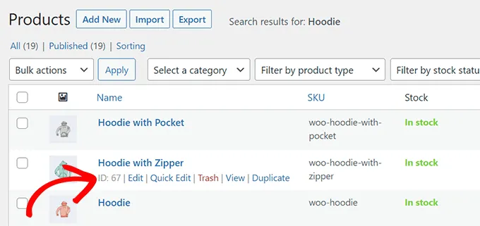 How to Find Product ID in WooCommerce (Simple Steps) 11 Search Product To View ID