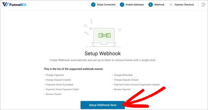 How To Set Up a One-Click Checkout in WordPress: 2 Simple Methods 19 Setup Webhook Funnelkit