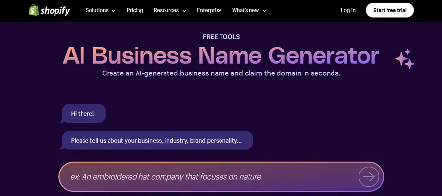Top 7 Free AI Business Name Generators (Tested & Reviewed) 10 Shopify AI Business Name Generator