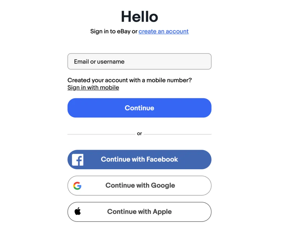 How to Connect Shopify with eBay? 3+ Shopify eBay Integration Apps 19 Sign into eBay Account
