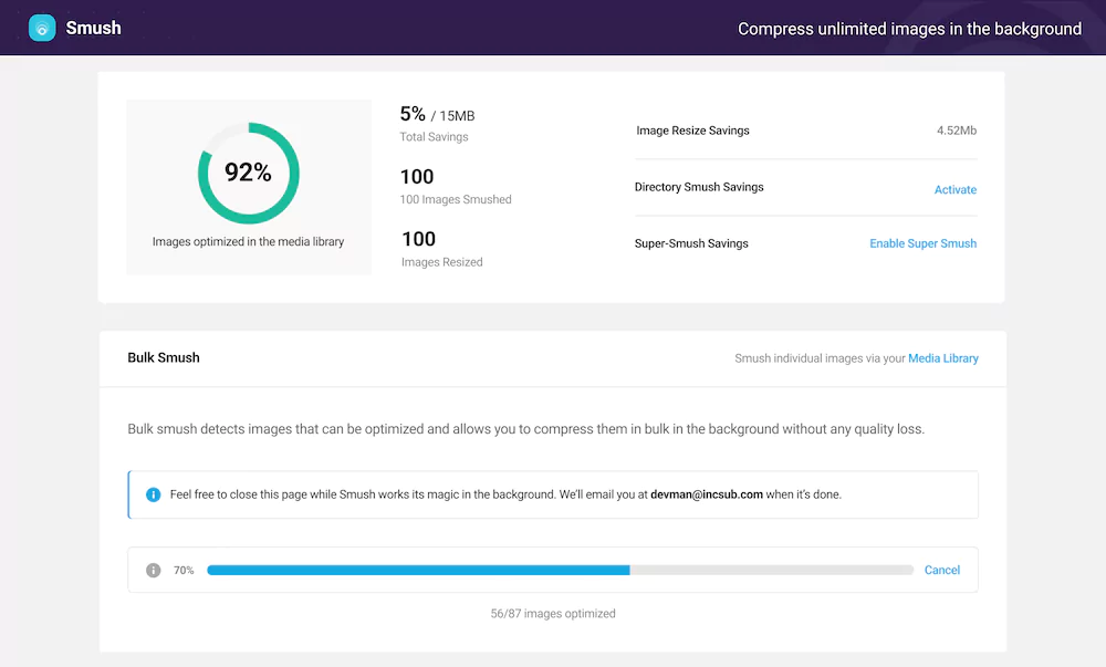 The 15 Best WordPress Site Optimization Plugins 15 Smush - WordPress Image Optimize Plugin