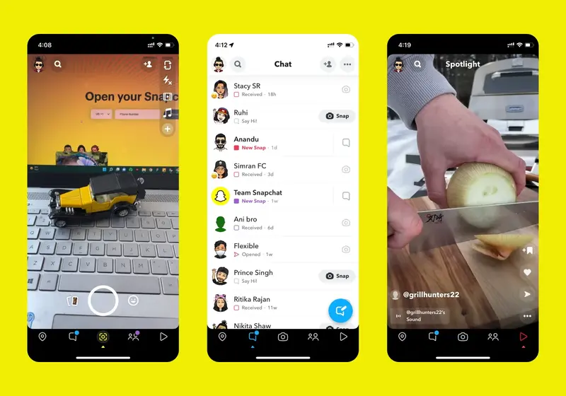 Mastering Micro Interactions: The Small UX Tweaks That Can Make a Big Difference 6 Snapchat Interface