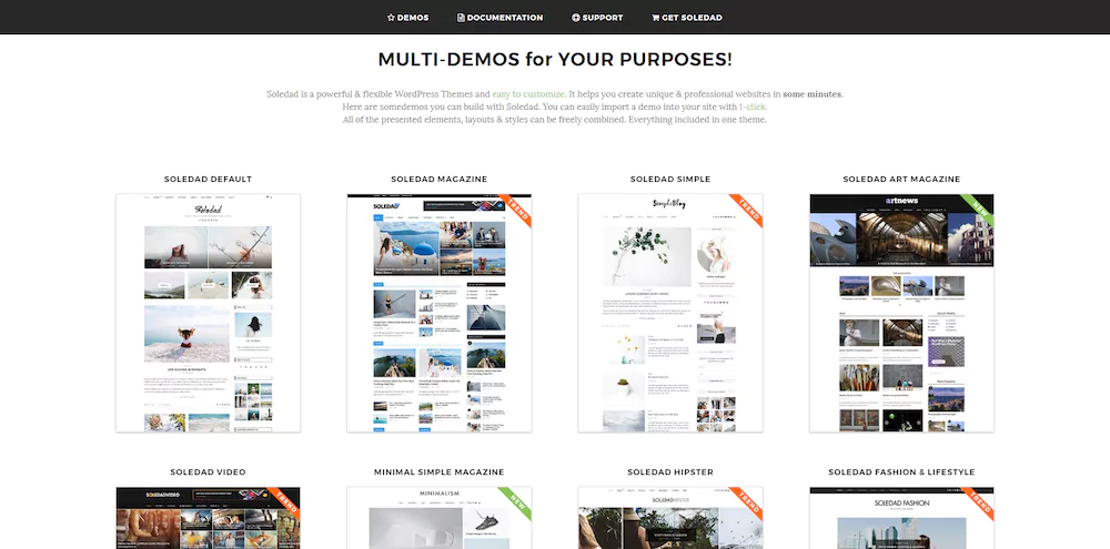Best free wordpress magazine theme Soledad - Newspaper WordPress Theme
