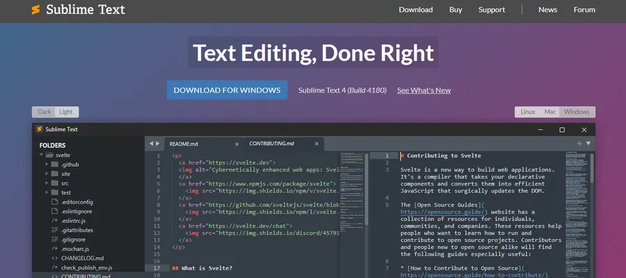 8+ Best Online HTML Editors 11 Sublime Text