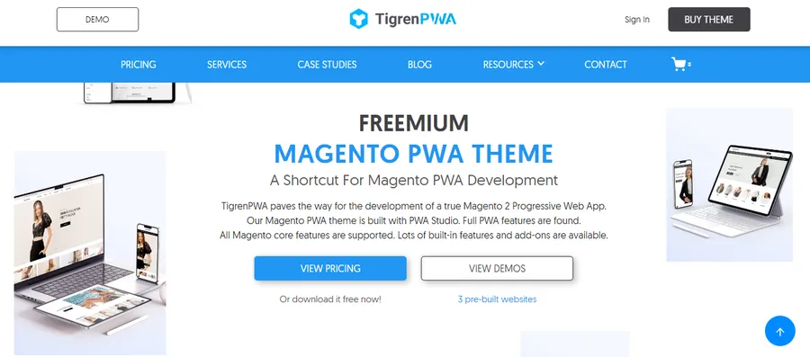 Top 8 Best Free Magento 2 Themes 12 TigrenPWA