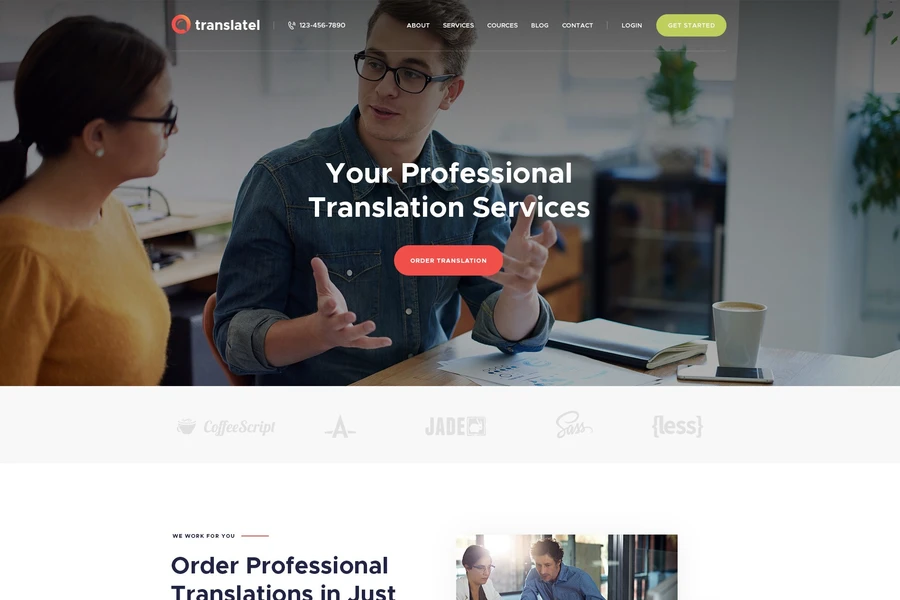 10 Best Language Learning WordPress Theme Selections 18 Translang