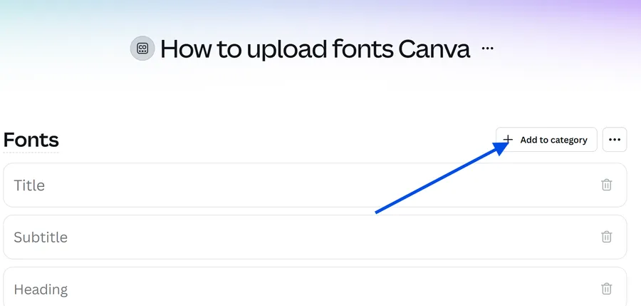 upload font to canva