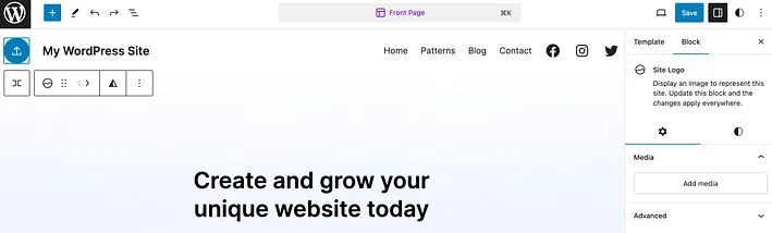 Upload Logo in WordPress