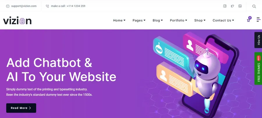 10+ Best AI WordPress Themes: Power Your Website with Intelligence 20 Vizion AI